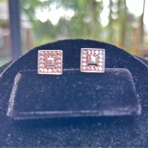 Anna Beck Sterling Silver Square Earrings